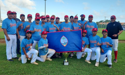 Guam confirmado como campeón de oceanía sub-15 y se clasifica para la vi copa mundial de béisbol sub-15 wbsc...